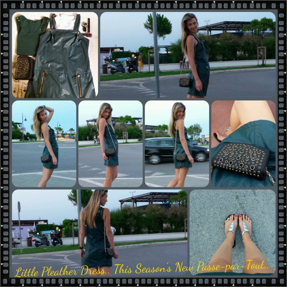 A Little Pleather Dress.. Summer Passe-par-Tout!