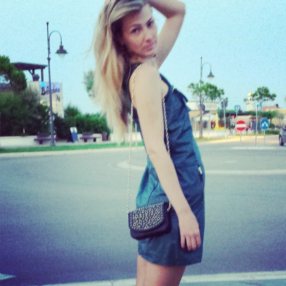 pleather missmiss dress juicy couture  chain purse