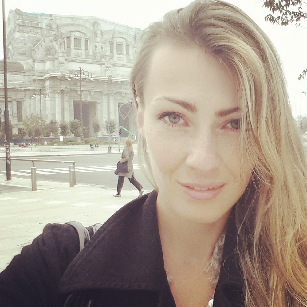 Inessa in Milan Central Station