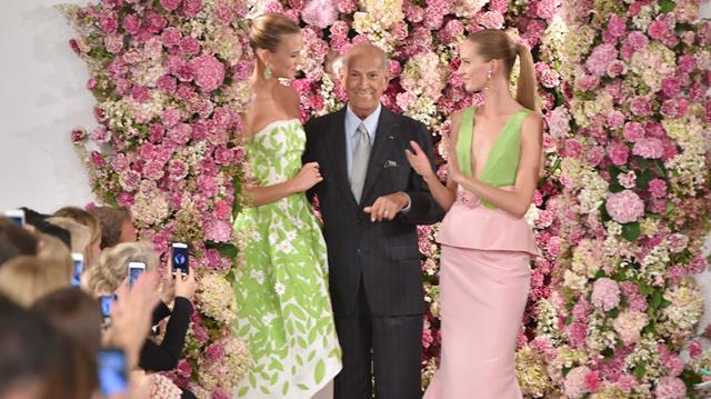 Oscar de la Renta last runway show with Karlie Kloss