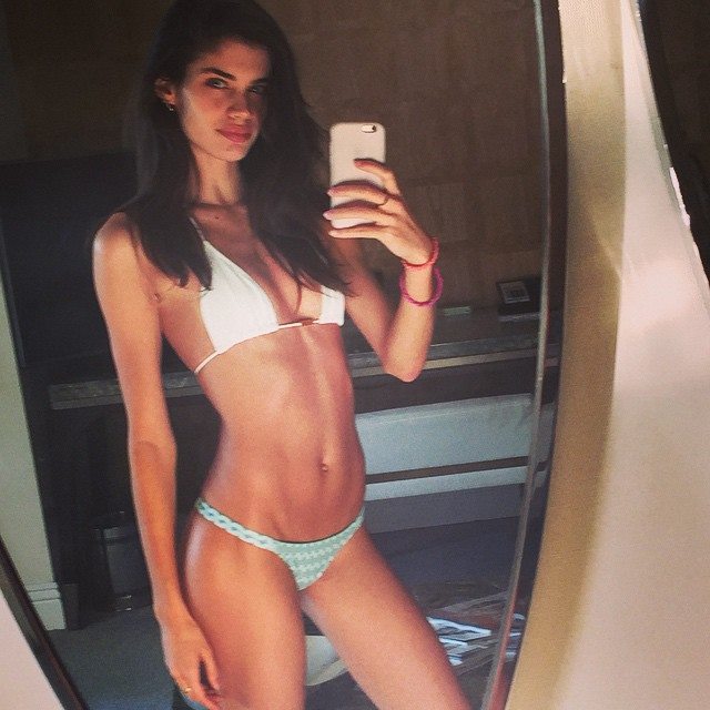 Sara Sampaio bikini selfie response to body image ctisism
