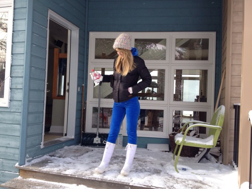 winter juicy couture blue track suit at the cottage.jpg